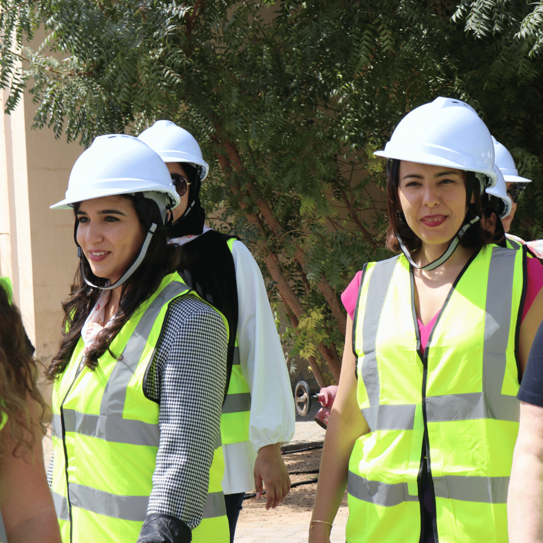 Nadine Zidani with group of people during Invest in Women Event