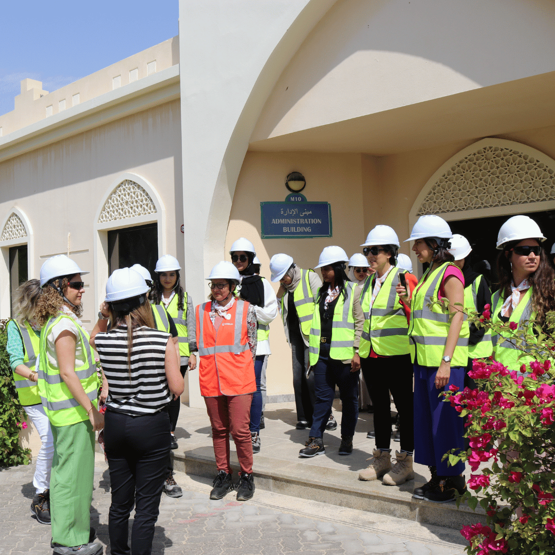 Nadine Zidani with group of people during Invest in Women Event